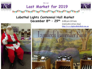 Its the Last Market Lyndoch Lavender Farm attending 2019  - Lobethal Lights